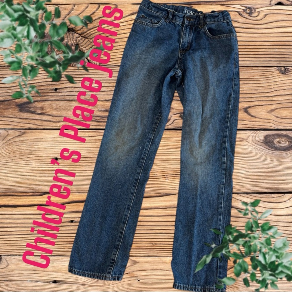 NWOT CHILDREN’S PLACE GIRLS SIZE:12 SKINNY ADJUSTABLE WAIST JEANS LT BLUE DENIM🎀